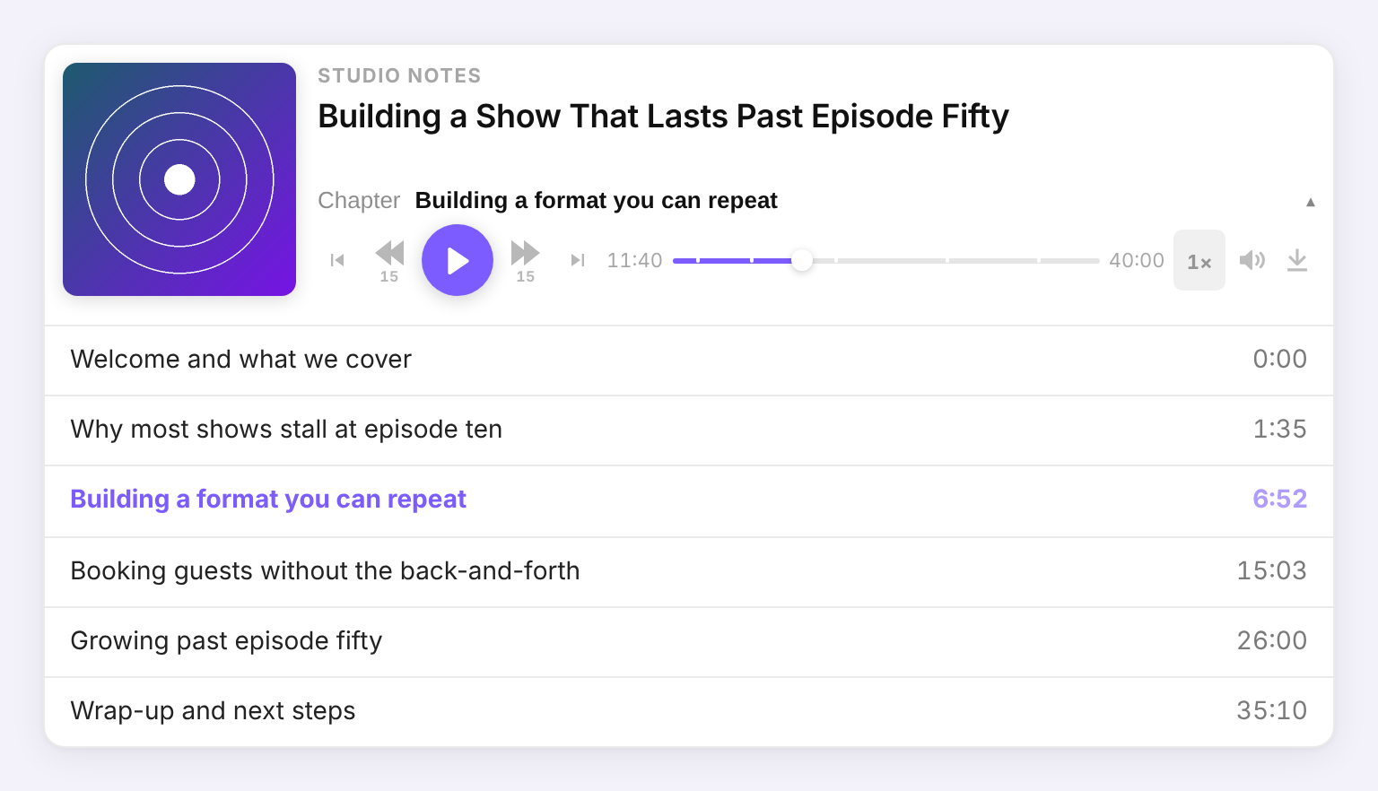 Every Podpage Site Now Has a Much Better Audio Player